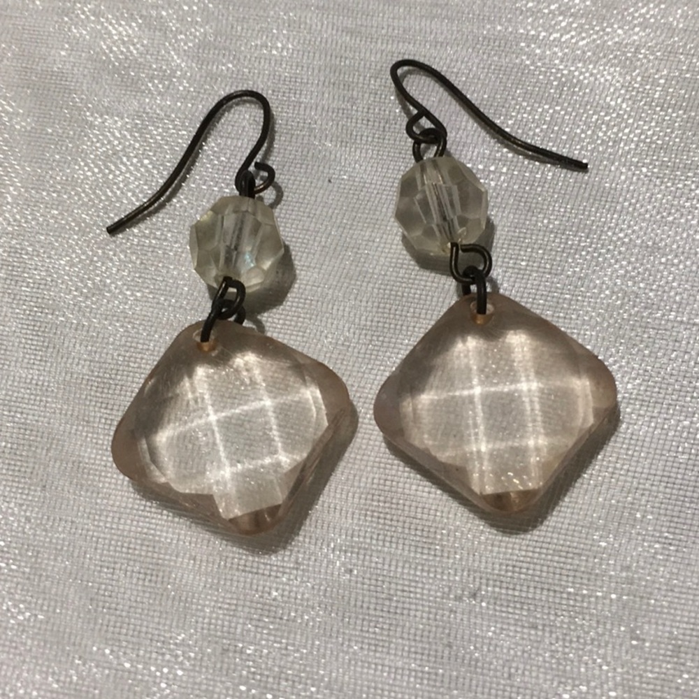 Antique gold tone earrings